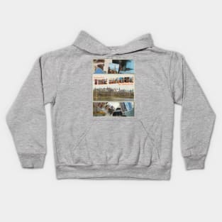 Greetings from The Hague in The Netherlands Vintage style retro souvenir Kids Hoodie